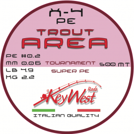 Key West Trout Area Tournament Super PE #0.2 500mt X-4 Pink